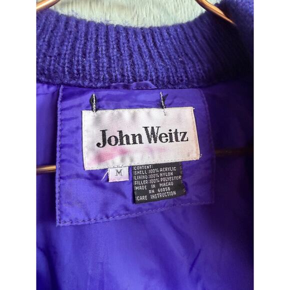 Vintage John Weitz Chunky Sparkle Funky Cardigan Sweater, Medium - Picture 6 of 8